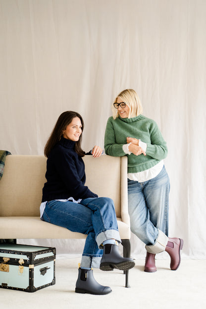 Pod & Pip Roll Neck Jumper Green