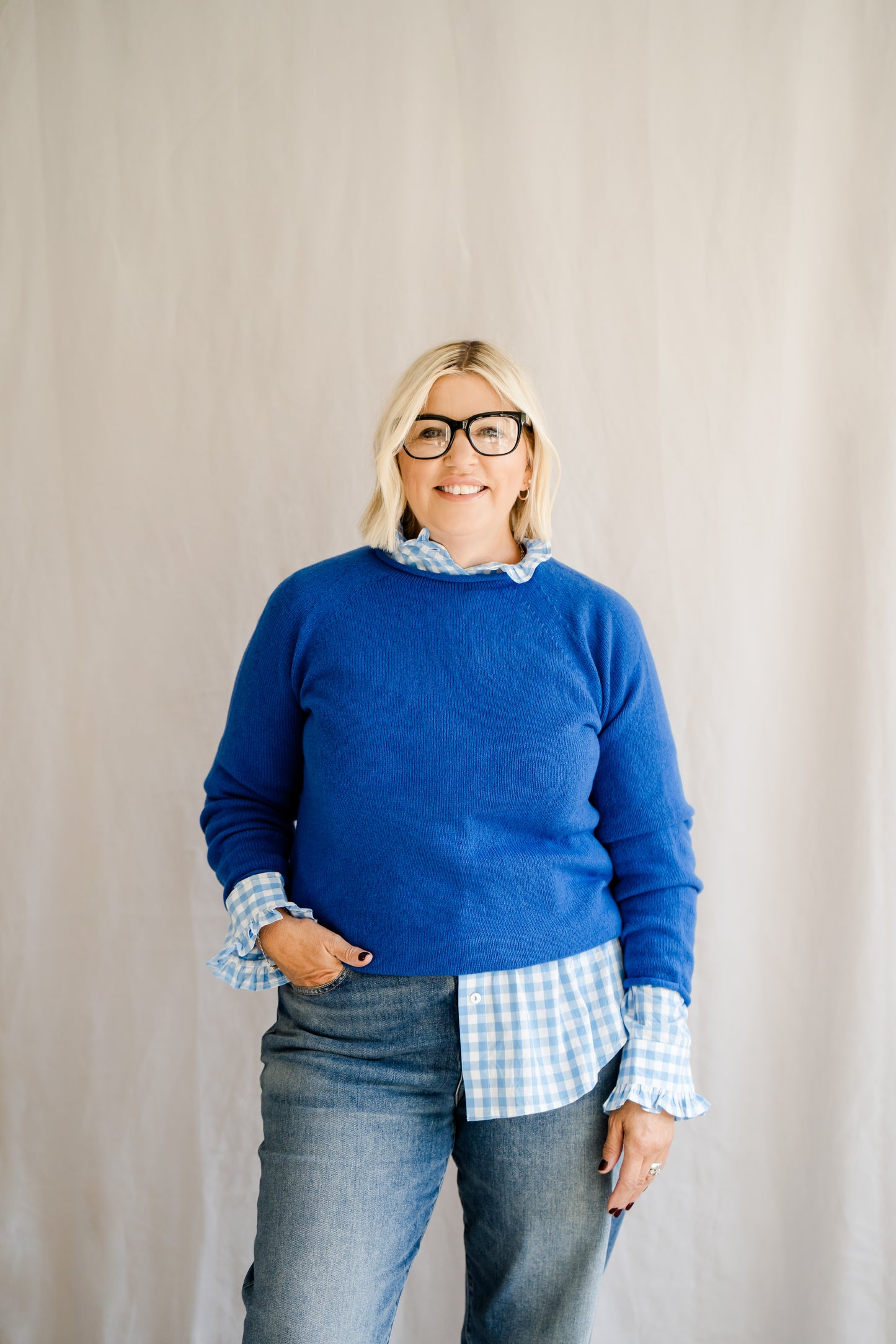 Tunic Jumper Mid Blue