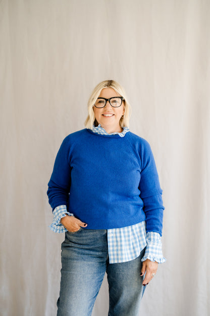 Tunic Jumper Mid Blue