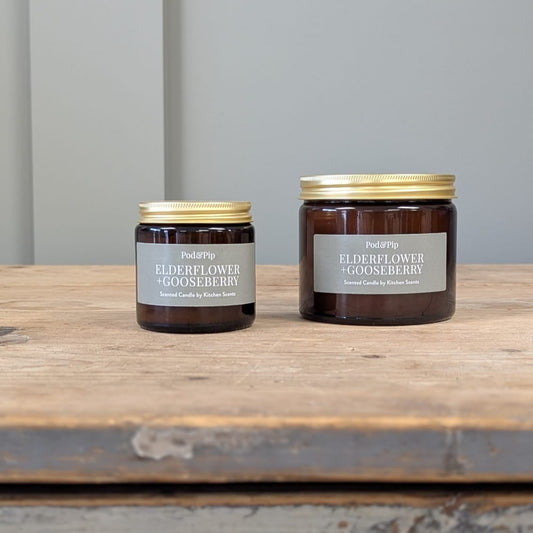 Pod & Pip Candle Elderflower & Gooseberry