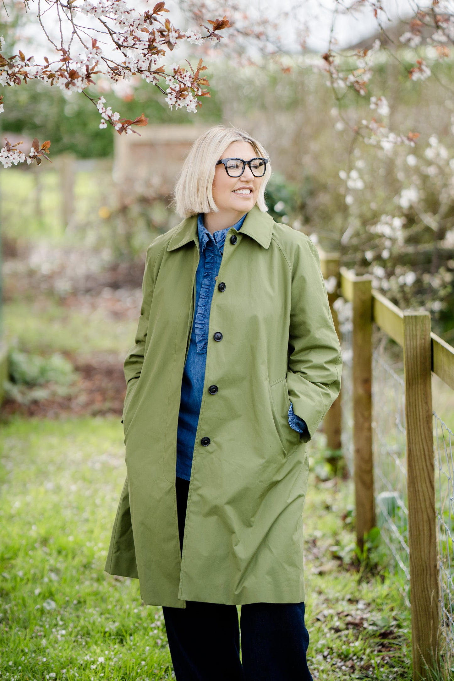 Pod & Pip Mimi Coat Green