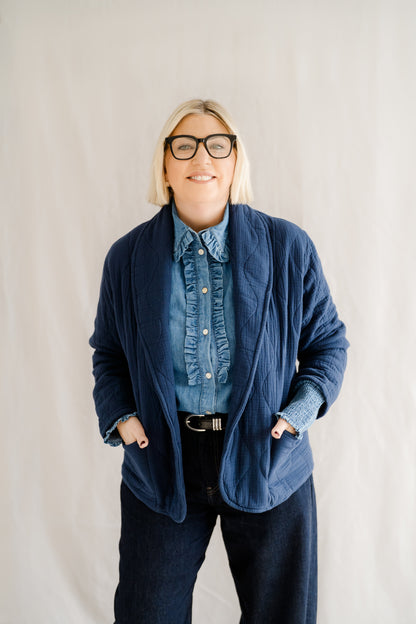 Relaxed Jacket Navy