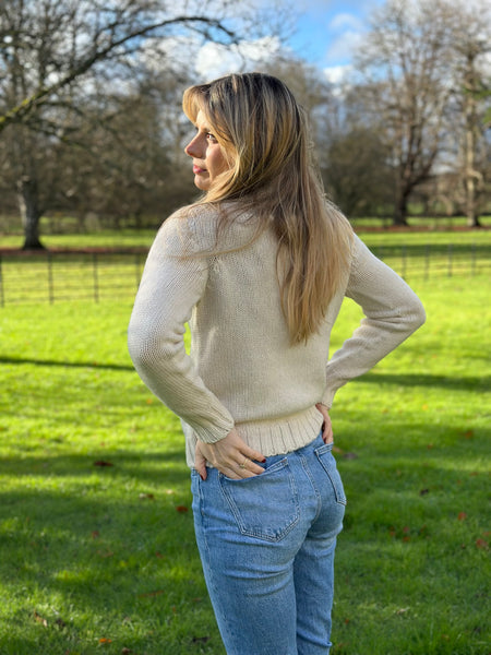 Pod & Pip Lambswool Chunky Knit Rollneck Almond