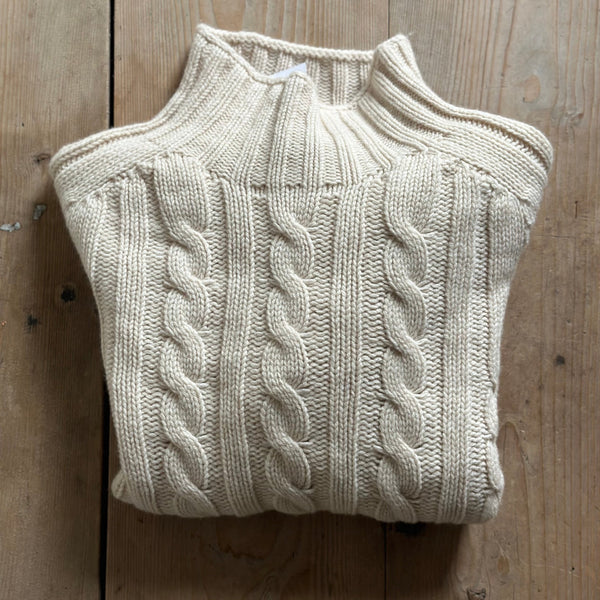 Pod & Pip Lambswool Cable Knit Jumper