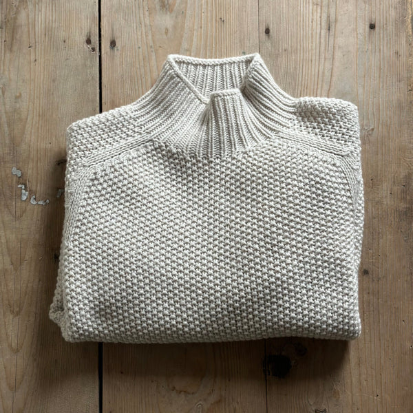 Pod & Pip Waffle Jumper Swansdown