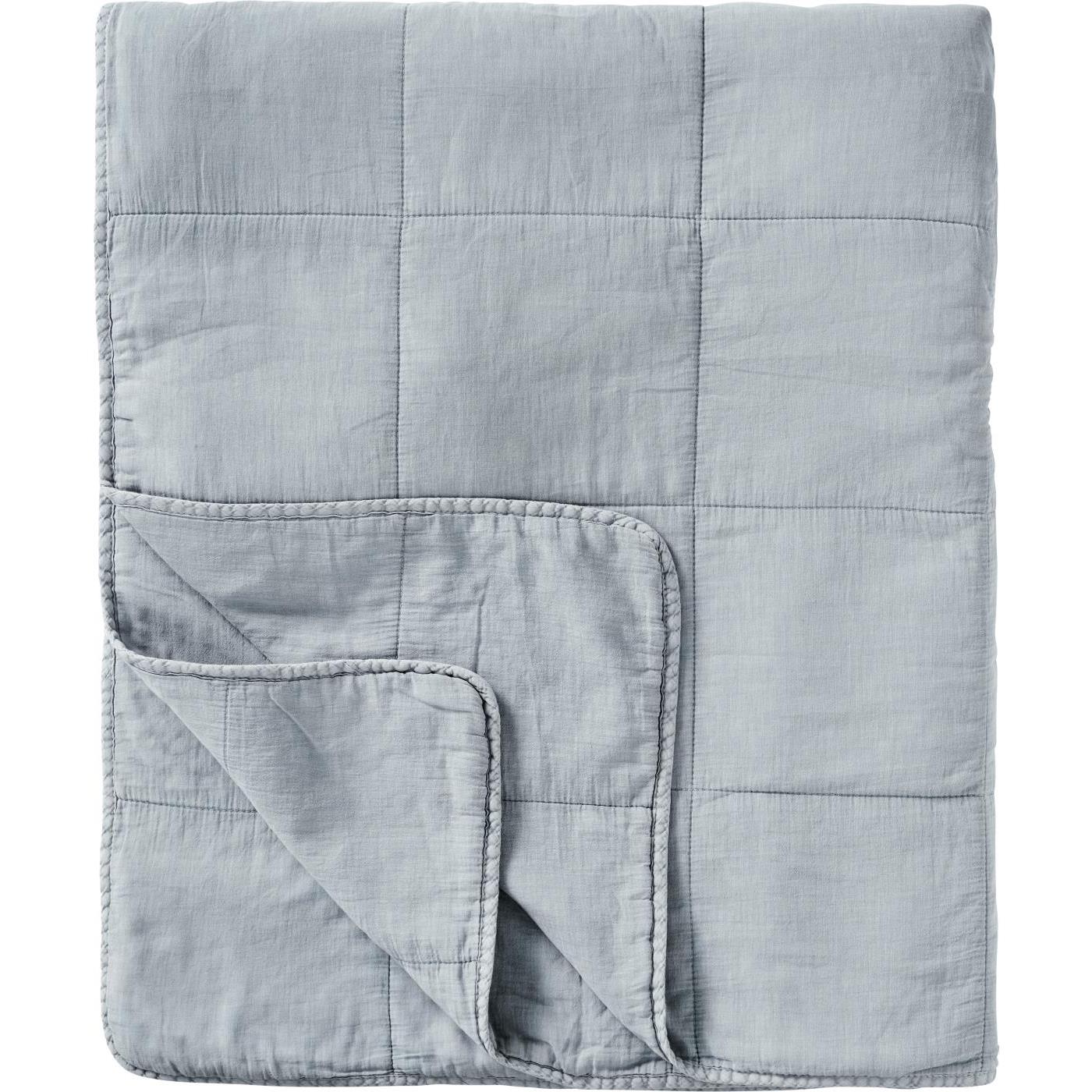 Vintage Dusty Blue Double Quilt