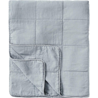 Vintage Dusty Blue Double Quilt