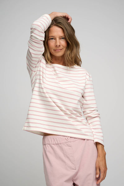 Rose Dust Stripe T- Shirt