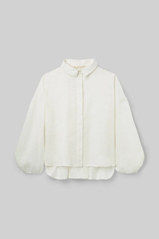 Beaumont Organic Amanda May Linen Shirt - Off White