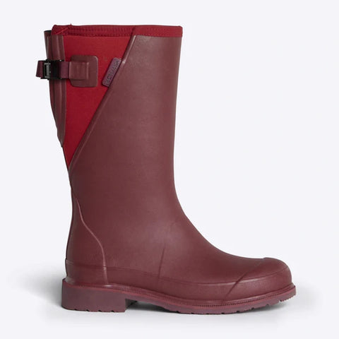 Merry People Mid Calf Boots Beetroot/Red