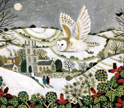 Christmas Card Pack -Robin & Snowdrops and The Snowy Owl
