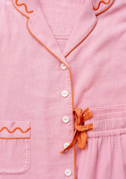 Pink Pyjamas Cotton & Linen