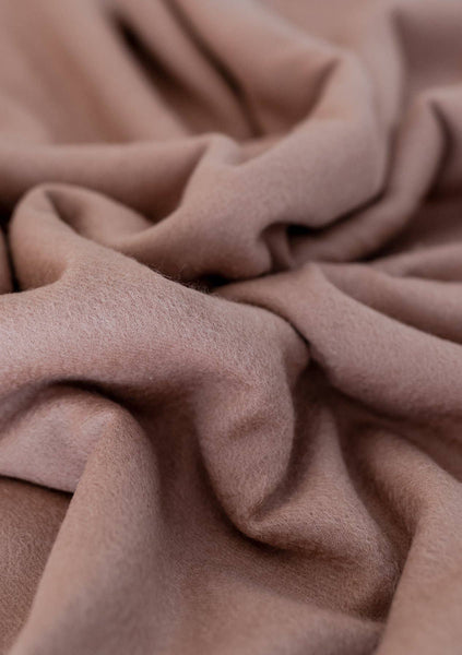 Lambswool Oversized Scarf  Blush