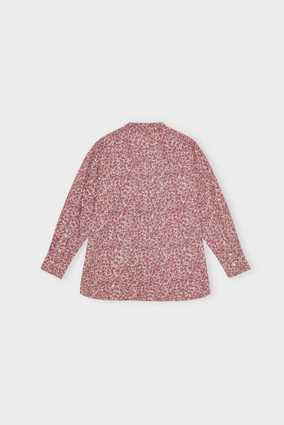 Rose Flower Poplin Shirt