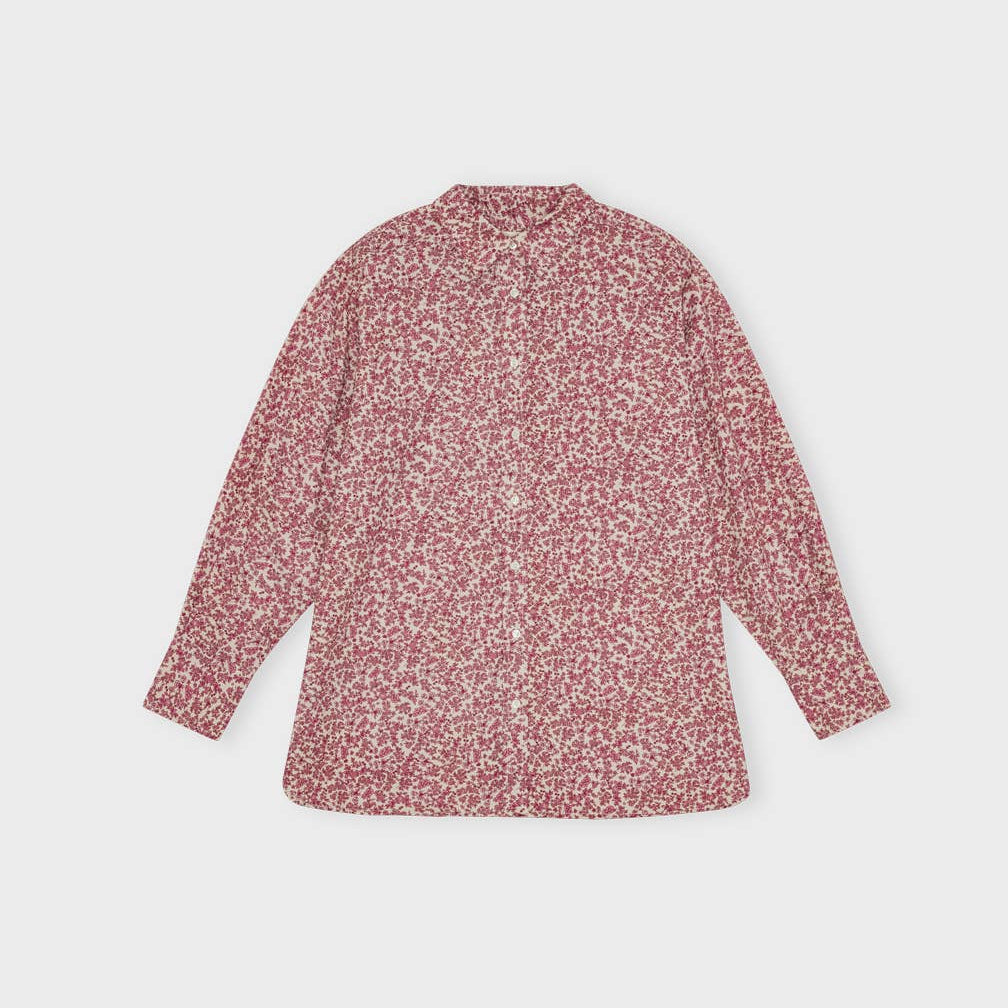 Rose Flower Poplin Shirt