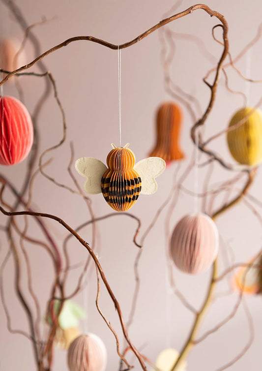 Paper Honeycomb Bees