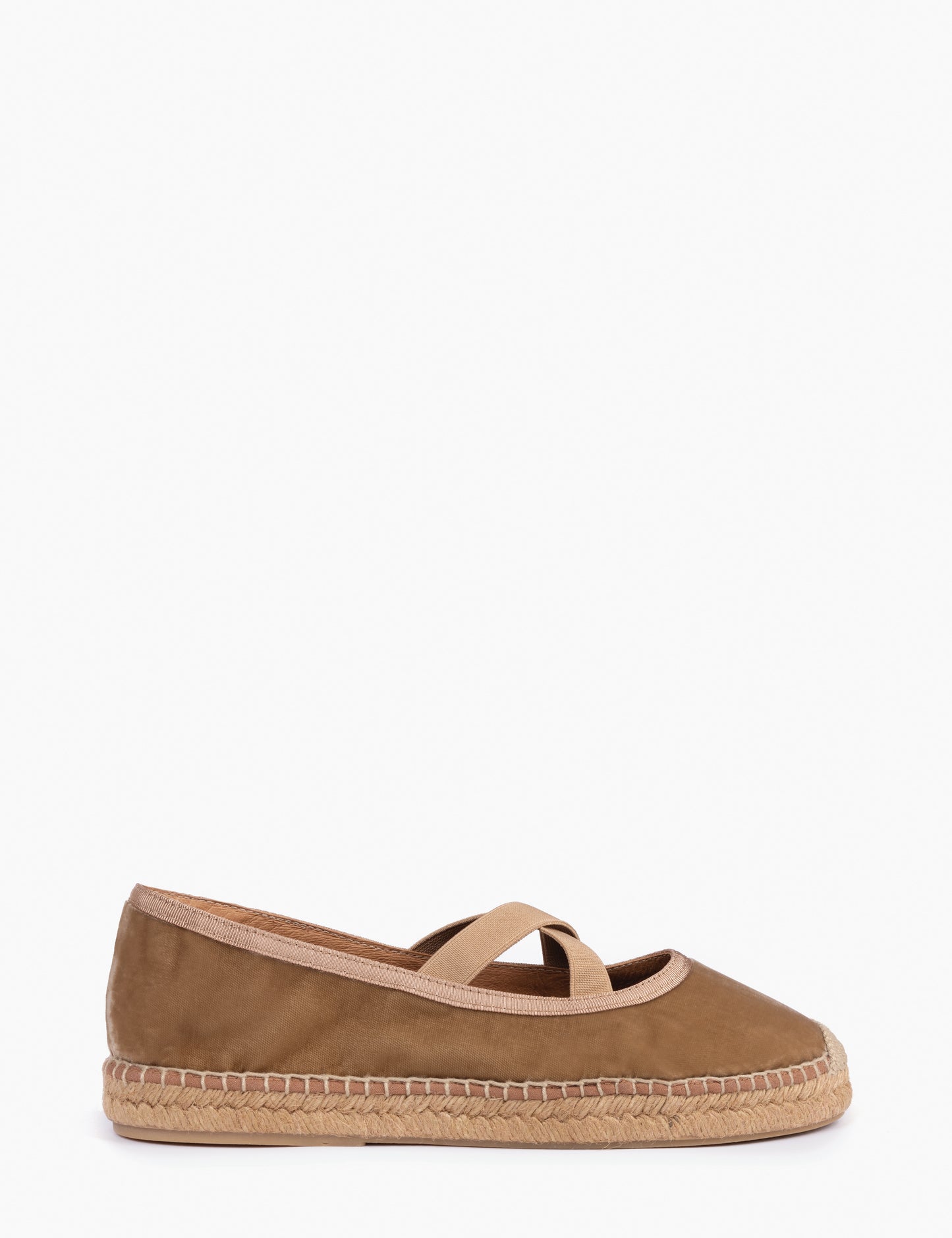 Penelope Chilvers Chico velvet Espadrille - Honey
